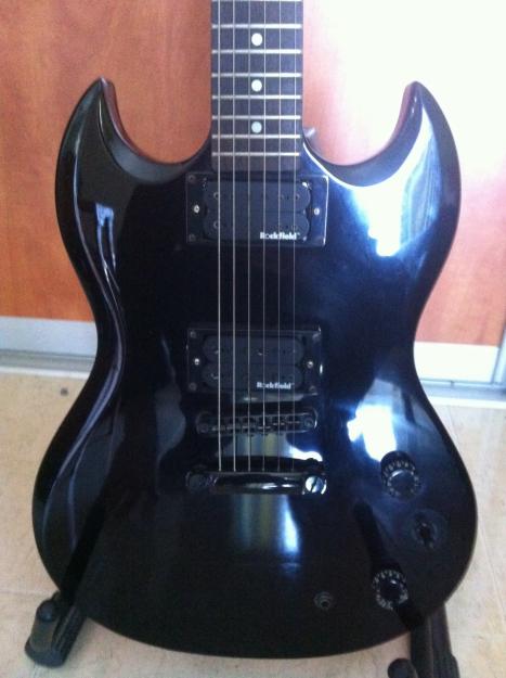 Guitarra SG con humbuckers Rockfield Mafia USA