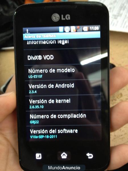 Vendo LG optimus e510