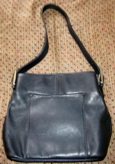 Bolso de piel tipo saco vintage