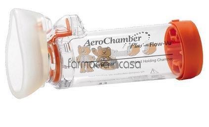 Mascarilla aerochamber naranja (0-18 meses)