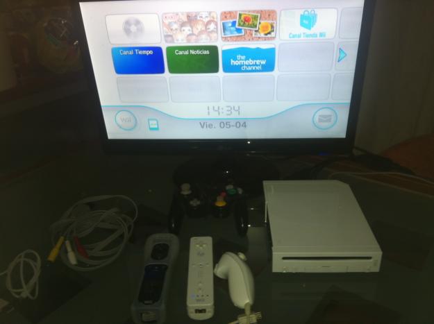 wii liberada con mandos