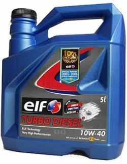 Aceite ELF TURBODIESEL 10W40 5L