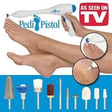 Pedicura Pedi Pistol para cuidado de pies, Anunciado en TV