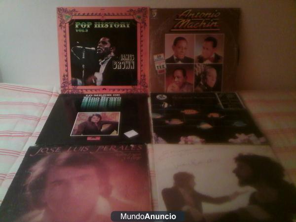 VENDO DISCO VINILO LPS, JAMES BROWN , ANTONIO MACHIN, JOSE LUIS PERALES, STEWIE WONDER . NINO BRAVO PERFECTO ESTADO