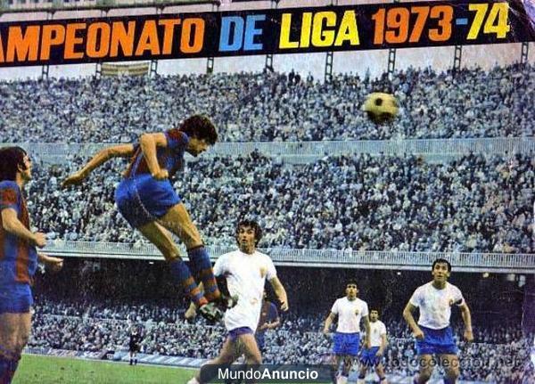 VENDO ÁLBUM DE CROMOS DE FÚTBOL 73-74