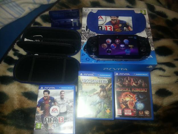 Ps Vita+3 Juegos+Tarjeta 4GB+Funda