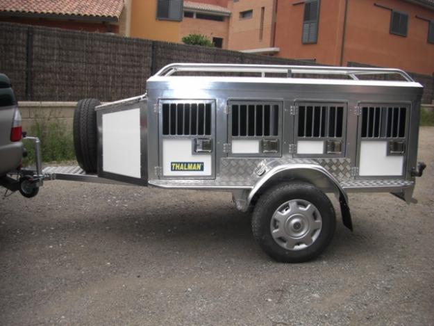 THALMAN TRAILERS, REMOLQUES DE ALUMINIO PARA PERROS DE TODAS LAS RAZAS