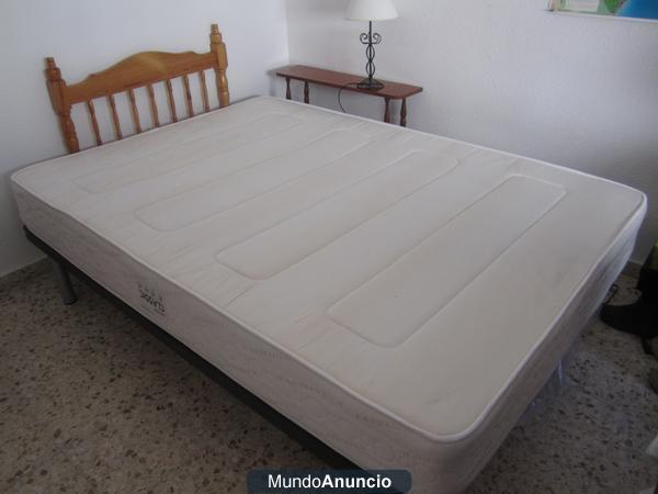 Cama completa 135x190cm prácticamente nueva