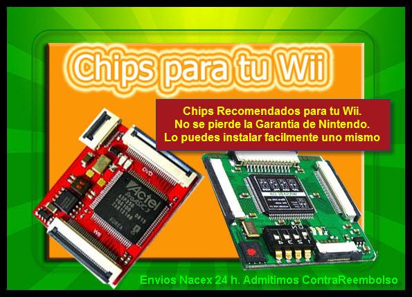 Cartuchos Nintendo  R4i, M3i Zero, Ezflash y Chips para  Wii