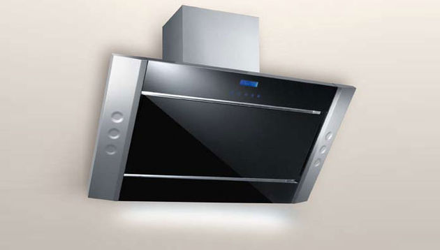 Baraldi Sonora inox+vetro 90 cm 900