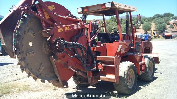 ZANJADORA DE DISCO PARA PIEDRA Y TERRENOS DUROS