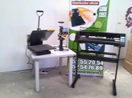 Kit de empresa de rotulación (Plotter de corte + Prensas)