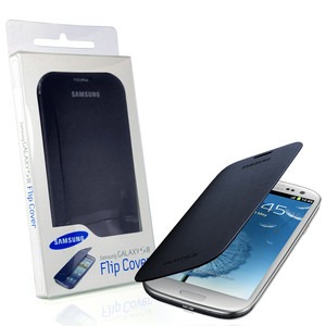 Funda flip cover para samsung galaxy s3 color negro