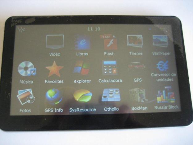 Gps 7 pulgadas  lcd tactil tipo tablet nuevo 4 gb micro 600 mhz