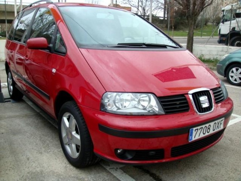 2006 Seat Alhambra 1.9 TDI Reference Rojo