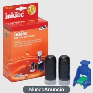 Kit Recarga para cartuchos Canon PG-210/810/512 Negro. 20 ml. x 2