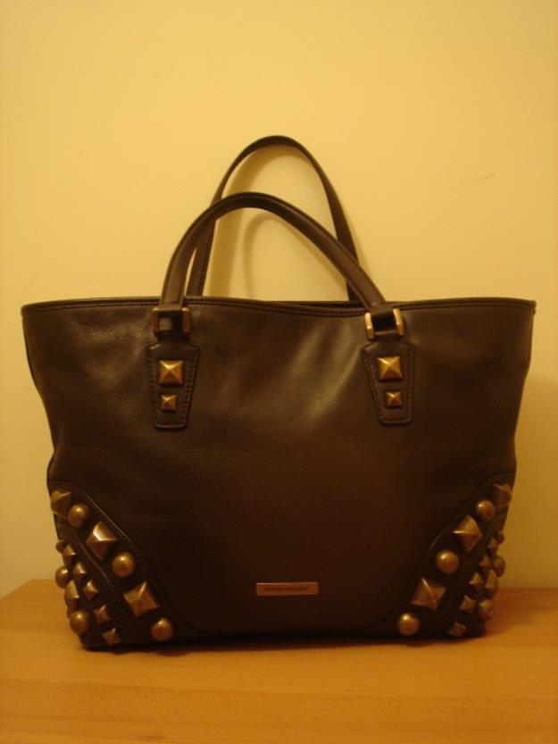 Bolso burberry prorsum de piel con tachuelas