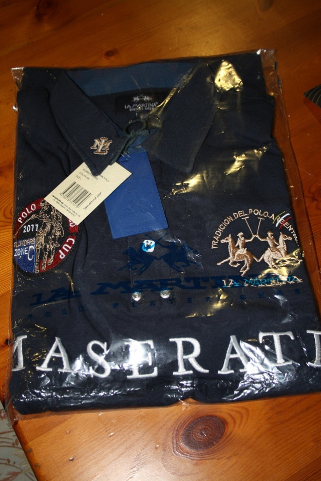 lote de  9  Polos La Martina Maserati 2012-13