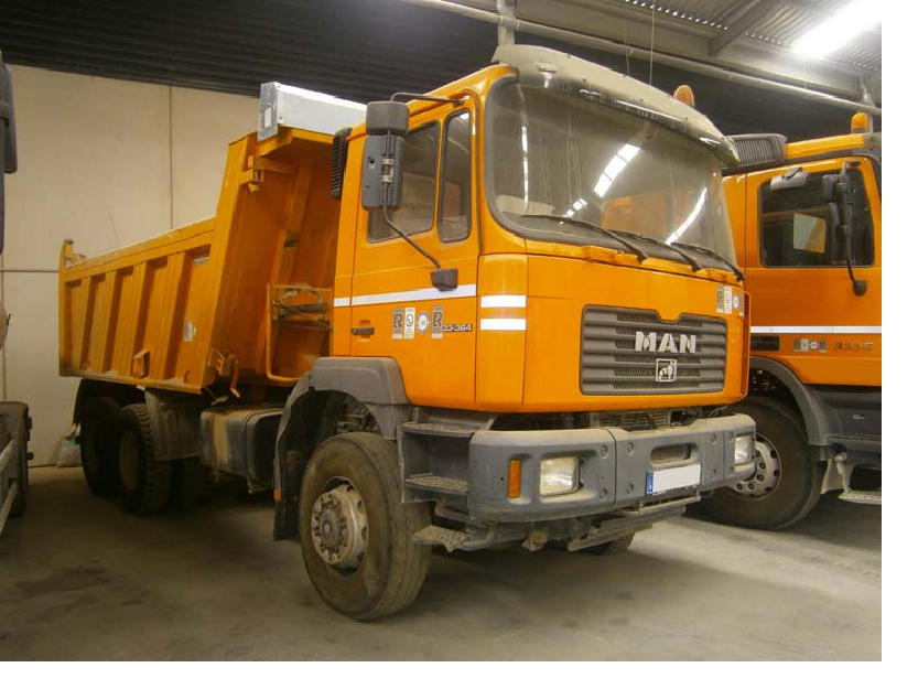 Man dumper - 33. 364 f2000 6x4