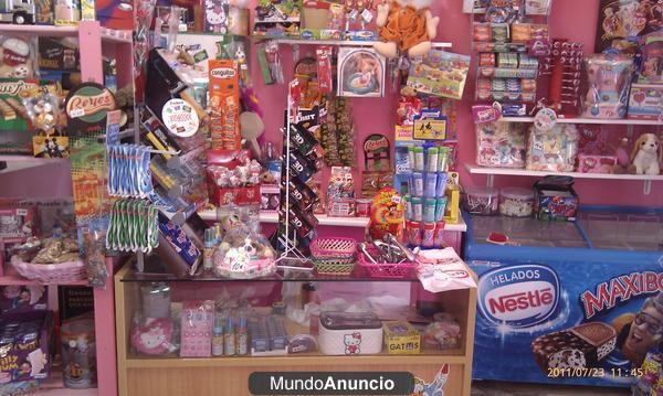 TRASPASO TIENDA DE CHUCHERIAS(GOLOSINAS CEREZAS)