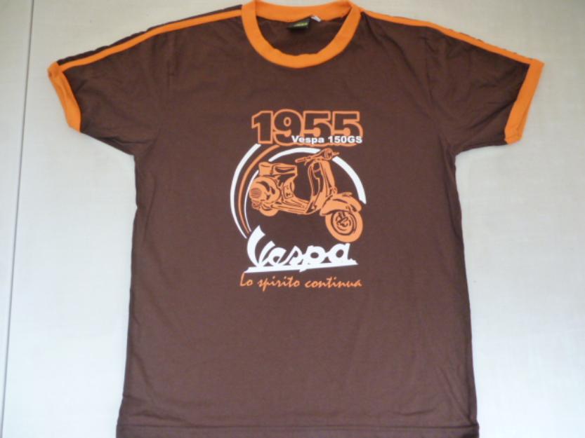 Camisetas vespa con portes incluidos