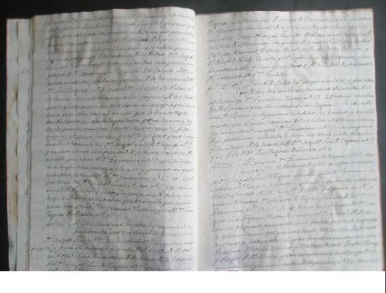 MANUSCRITO.MEMORIAL DEL PLEITO ENTRE DON ANTONIO TOGORES CIUDAD DE PALMA s.XVIII