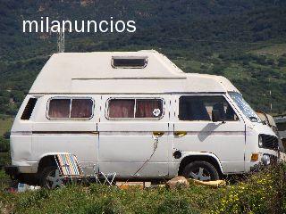 vendo furgonete vivienda vw transporter t3 1.600 d