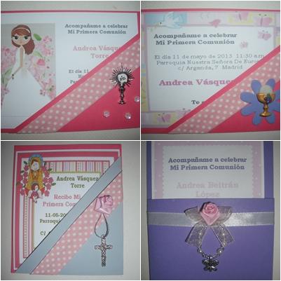 Tarjetas de Invitación Primera Comunión