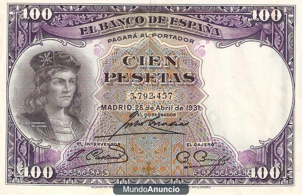 Billetes antiguos