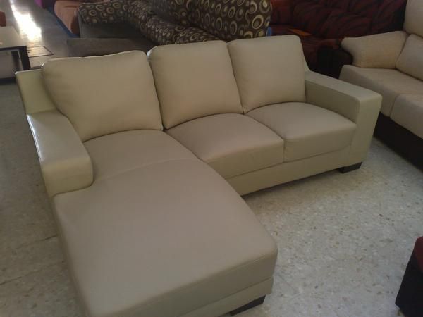 Sofa Chesslongue Piel  NUEVA 599