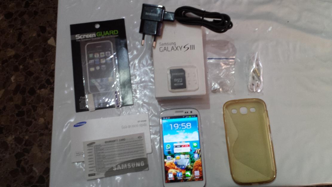 Samsung Galaxy S3 16G libre + MicroSD 32GB