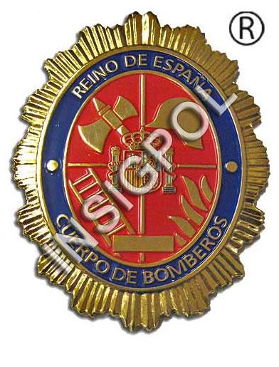 PLACA INSIGNIA BOMBEROS