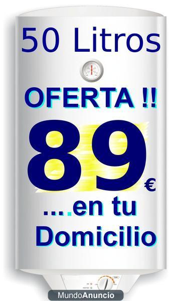 Calentador Termo Eléctrico de 30, 50, 80 y 100 litros, Envío GRATIS, 3 años de Garantía