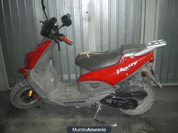 Vendo Moto 50 CC. Hyosung Mod. Rally. 11000 Kms.