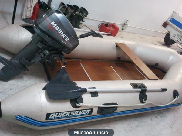 zodia quiksilver 3.10 con motor