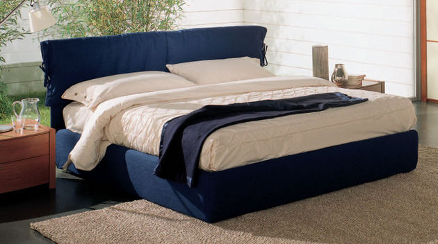 Cama Land Box con somier - acolchado