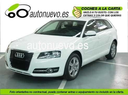 Audi A3 Sportback Attraction 1.2Tfsi 105cv.  6vel  Blanco Ibis, Rojo , Negro Brillante. Nuevo. Nacional.