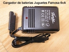 Cargador de baterias para juguetes de Famosa 6Vcc 1000mA - mejor precio | unprecio.es