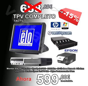 Tpv Tactil Completo para comercios,peluquerias   .