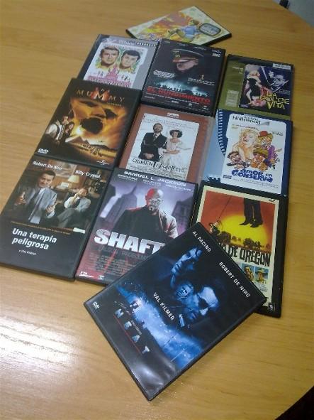 Vendo un lote de grandes peliculas