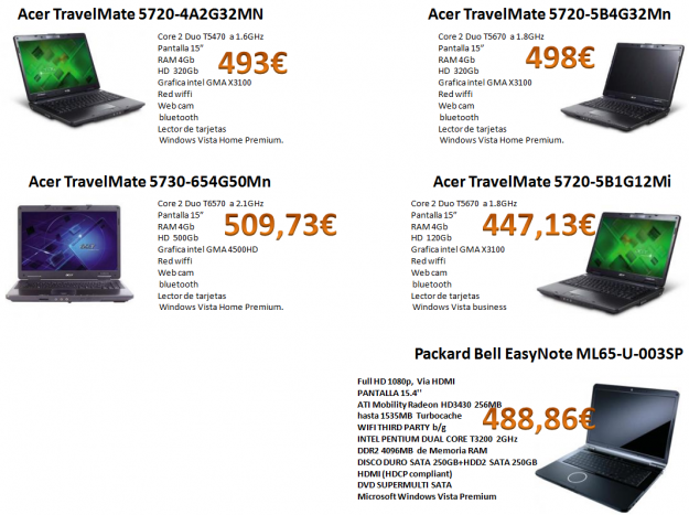 venta de equipos y portatiles