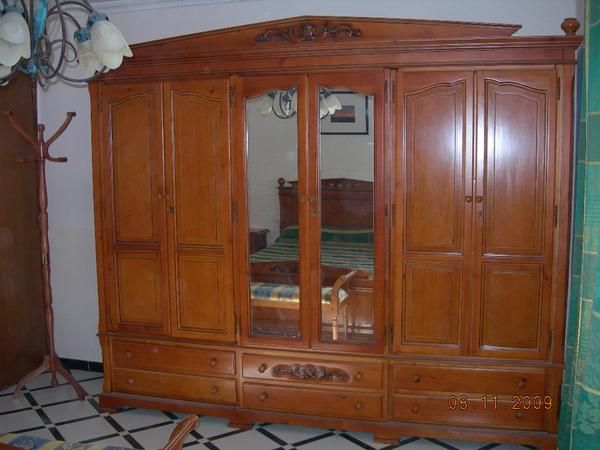 vendo DORMITORIO PROVENZAL DE MADERA MACIZA