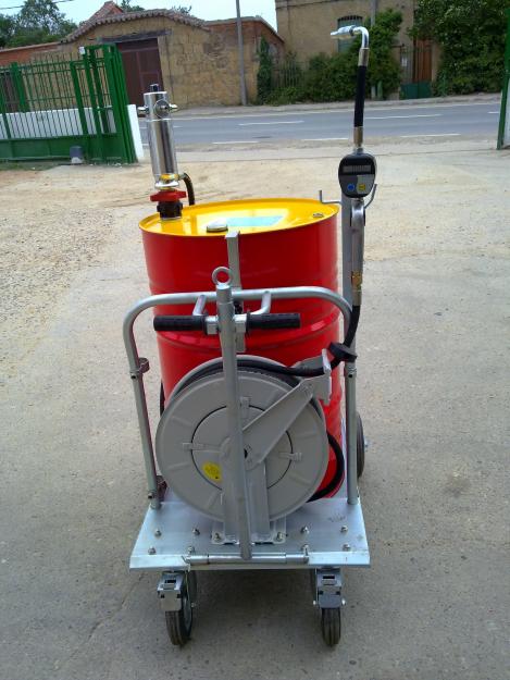 Carro dispensador de aceite