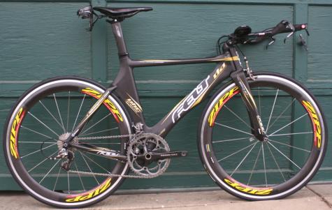 2008 Felt DA Carbon TT Time Trial Bike Zipp SRAM 52 cm