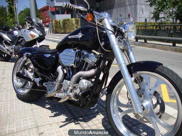 preciosa harley 883 transformada ¡¡¡unica¡¡¡¡homologada