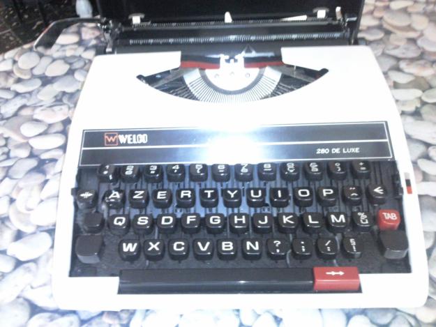 Máquina de escribir antigua Welco 280 de Luxe