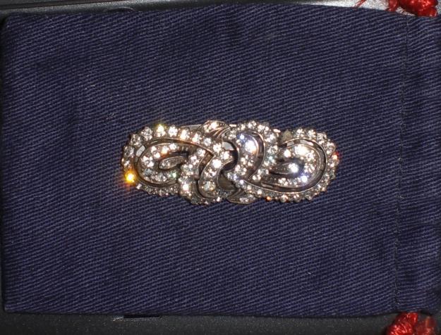 BROCHE CLIPS PLATA PIEDRAS