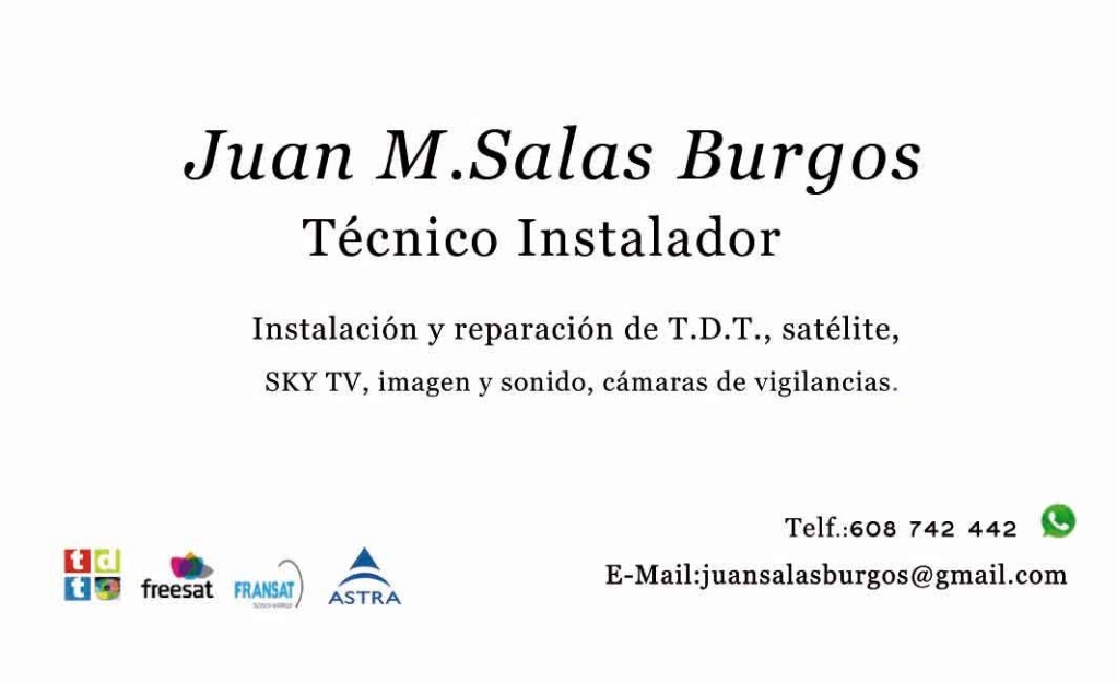 Instalador antenas tdt y parabolicas