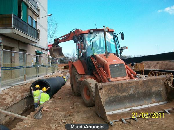 maquina retro excavadora fiat hitachi