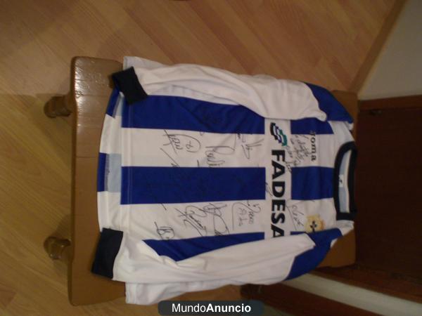 CAMISETA DEL DEPORTIVO 2004/2005 FIRMADA